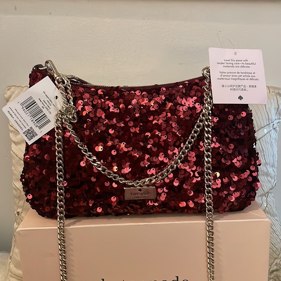 Kate Spade New York Kiki Deep Berry Convertible Crossbody.NWT🔺FIRM🔺 - Picture 2 of 15
